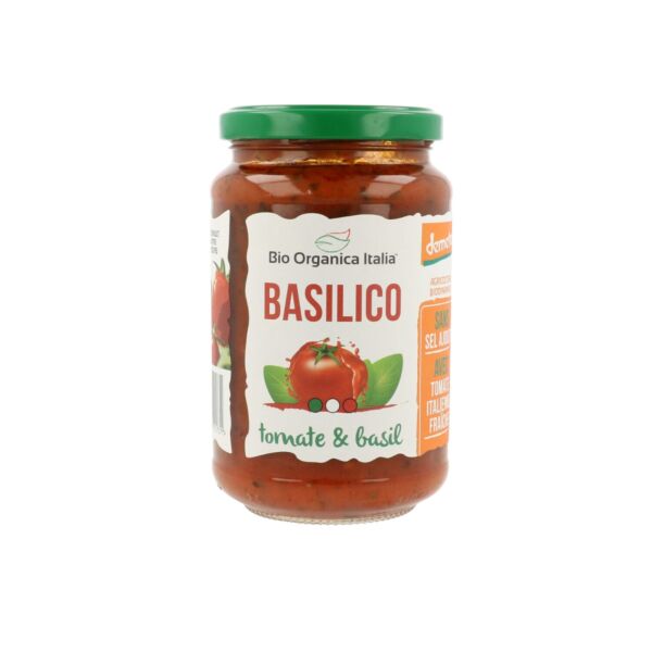 Biorganica Natura Tomaten Basilicum Saus (0,325 l)
