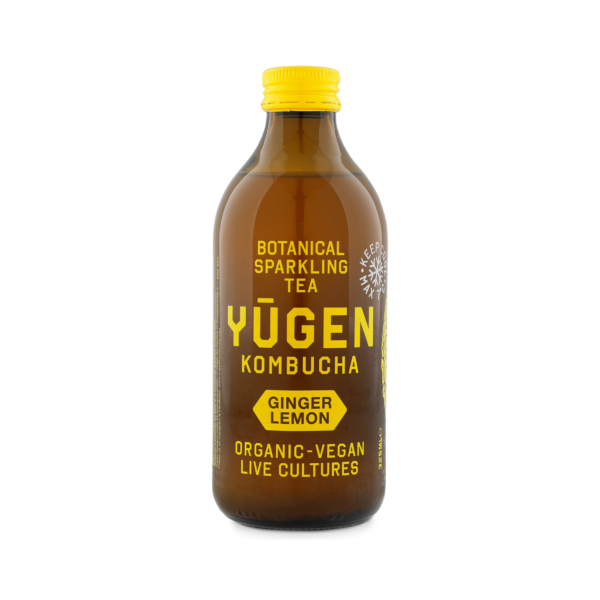 Yugen Kombucha - Gember en citroen (0,33 l)